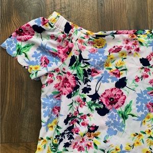 Floral off shoulder top